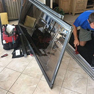 sliding glass door frame repair Goleta